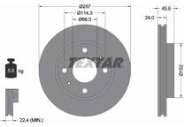 Jeu de 2 disques de frein