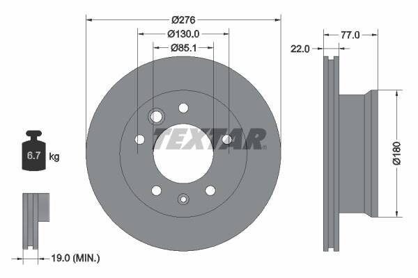 Brake disc set (2)