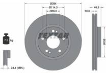 Jeu de 2 disques de frein
