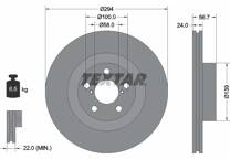 Jeu de 2 disques de frein