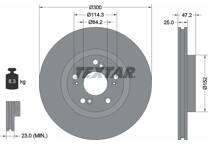 Jeu de 2 disques de frein