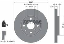 Jeu de 2 disques de frein