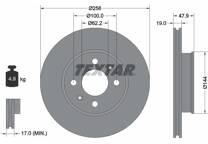 Jeu de 2 disques de frein