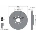 Jeu de 2 disques de frein TEXTAR - 92145703