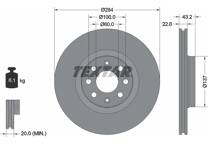 Jeu de 2 disques de frein