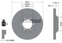 Jeu de 2 disques de frein