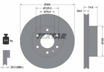 Jeu de 2 disques de frein