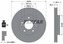 Jeu de 2 disques de frein