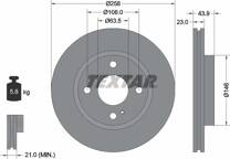 Jeu de 2 disques de frein