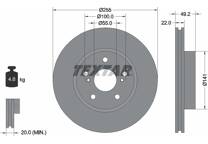 Jeu de 2 disques de frein