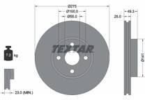 Jeu de 2 disques de frein