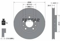 Jeu de 2 disques de frein