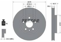 Jeu de 2 disques de frein