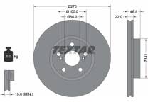 Jeu de 2 disques de frein
