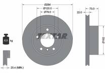 Jeu de 2 disques de frein