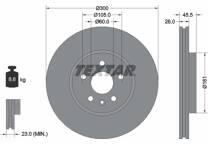 Jeu de 2 disques de frein