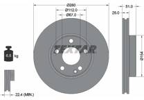 Jeu de 2 disques de frein