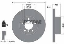Jeu de 2 disques de frein