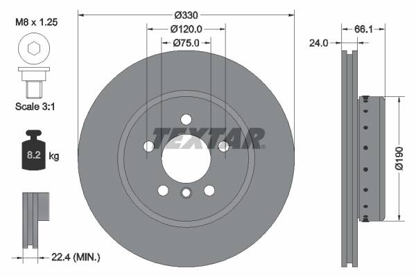 Brake disc set (2)