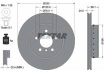 Jeu de 2 disques de frein