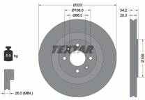 Jeu de 2 disques de frein