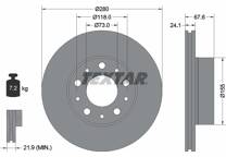 Jeu de 2 disques de frein