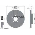Jeu de 2 disques de frein TEXTAR - 92279203