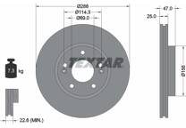 Jeu de 2 disques de frein