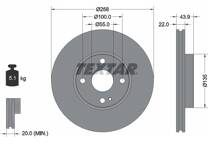 Jeu de 2 disques de frein