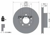 Jeu de 2 disques de frein