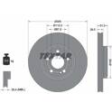 Jeu de 2 disques de frein TEXTAR - 92323405