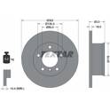 Brake disc set (2) TEXTAR - 92020300