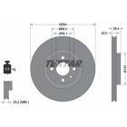 Brake disc set (2) TEXTAR - 92055203