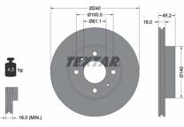 Brake disc set (2)