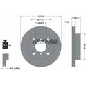 Brake disc set (2) TEXTAR - 92069000