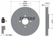 Brake disc set (2)