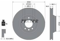 Brake disc (per unit)