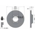Brake disc set (2) TEXTAR - 92149400