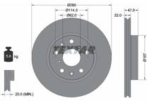 Brake disc set (2)