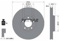 Brake disc (per unit)