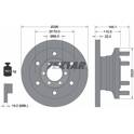 Brake disc (per unit) TEXTAR - 93095100