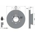 Brake disc set (2) TEXTAR - 93143203