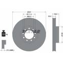 Brake disc (per unit) TEXTAR - 93177603