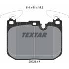 Front brake pad set (4 pcs) TEXTAR - 2502801