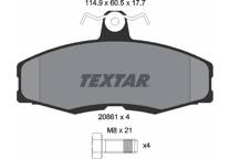 Front brake pad set
