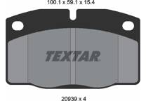 Front brake pad set