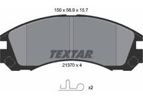 Front brake pad set