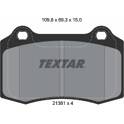 Front brake pad set TEXTAR - 2138102