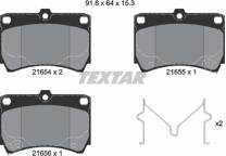Front brake pad set