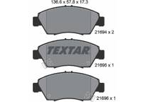Front brake pad set